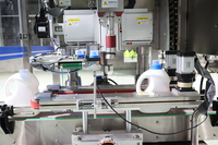   Machine de remplissage à 4 têtes avec contrôle PLC et servomoteur pour liquides, détergents lessiviels et crèmes