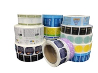 Étiquette personnalisée haut de gamme en papier adhésif imperméable pour cosmétiques et parfums, estampage à chaud, surface unie, autocollant en feuille d'or laser