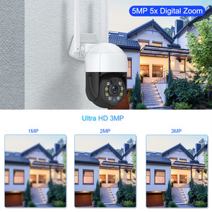 Two-Way Audio Waterproof 5.0MP Tuya <strong>Smart</strong> PTZ <strong>WIFI</strong> 1.8'' Mini <strong>Camera</strong> PST-C18B-5MP - Product Image 4