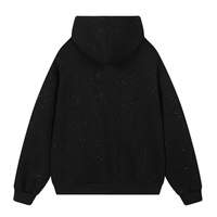 Pria musim semi musim gugur Model baru langit berbintang Sweatshirt bertudung jaket ritsleting serbaguna trendi longgar gaya Ins pola cetak