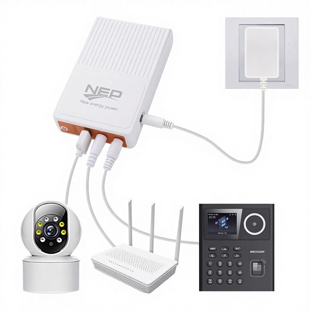 Router Optical Modem Access Control DC UPS QX-6002318B Model WIFI Mobile Battery Backup Portable 12V 9V 5V