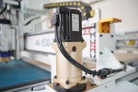 Router CNC para Madera con Carga Automática ATC, Control Syntec 60W, 9KW ISO30, Máquina de Corte y Perforación para Muebles y Gabinetes