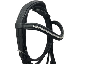 Brida Anatómica de Cuero Italiano, Diseño Deportivo Occidental Elegante, Equipo de Equitación de Alta Calidad, Nuevos Caballos de Lujo, Horsekraft - Product Image 2