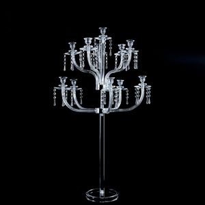 ZT250076 Vente chaude d'usine Candélabres en acrylique, supports de <span class=keywords><strong>bougies</strong></span> pour allée de mariage, lustre de salon, fourniture du fabricant - Product Image 6