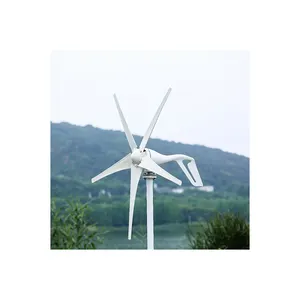 Alternador de uso doméstico de bajo ruido, turbina de viento Horizontal para sistema de energía eólica, 1KW, 2KW, 3KW, baja Rpm