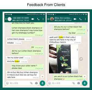 Shampoo Colorante Nero Rapido a Base di Erbe, Produttore <span class=keywords><strong>Professionale</strong></span> di Tinture <span class=keywords><strong>per</strong></span> <span class=keywords><strong>Capelli</strong></span> di Guangzhou Lichen - Product Image 6