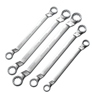 Clé à douille à double extrémité, clé à anneau à 12 points, acier au carbone chromé, outil manuel, réparation automobile/machinerie - Product Image 1