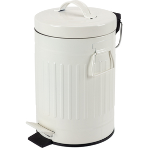 Poubelle à pédale pour salle de bain avec revêtement en poudre galvanisé, poubelle à poussière (AWS105) - Product Image 4