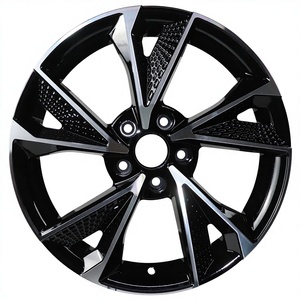 Jantes en alliage pour voitures particulières de 17, 18, 19, 20 pouces, 7.5, 8, 8.5 J, personnalisées OEM, 5x112, 5x108, 5x114.3 mm, finition noire, concaves profondes - Product Image 1