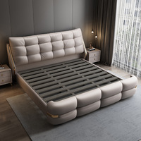 Ensemble de meubles de chambre à coucher modernes, lit king-size de luxe, cadre de lit queen-size classique italien, ensemble de chambre à coucher de luxe