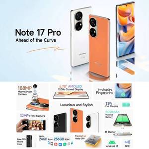 <span class=keywords><strong>Ulefone</strong></span> Note <span class=keywords><strong>17</strong></span> <span class=keywords><strong>Pro</strong></span> โทรศัพท์มือถือ12GB + 256GB หน้าจอ6.78นิ้วแอนดรอยด์13 NFC 4gsmartphone - Product Image 4