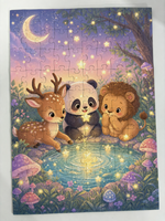 Rompecabezas Educativos con Temática de Dibujos Animados, 100 Piezas, Impresión CMYK de Alta Definición, Creativos y Lindos, Personalizados para Niños