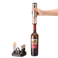Ensemble ouvre-bouteille électrique en gros nouveau tire-bouchon en métal pour le vin de Champagne idée cadeau