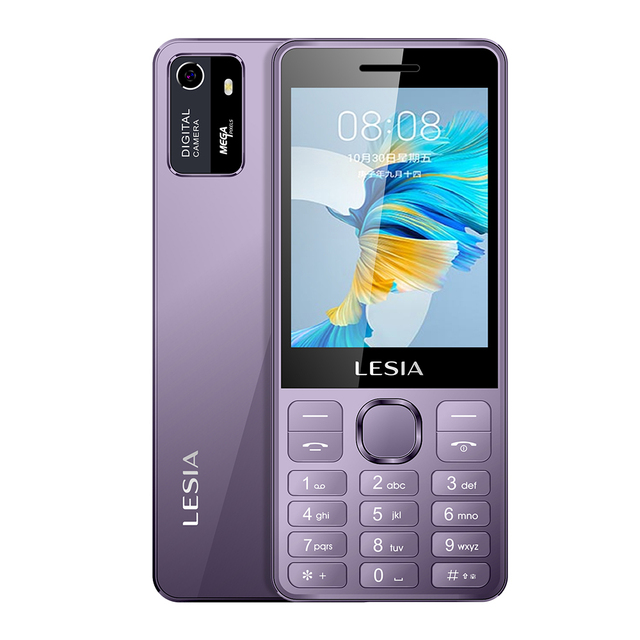 LESIA FEATURE PHONE WITH 3.5 INCH BIG SCREEN DUAL SIM CARD and 2500mAh BUILT-IN BATTERY