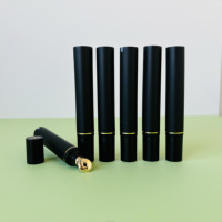 Haute qualité 15g 20g en alliage de Zinc et en plastique crème pour les yeux applicateur en métal Tube de compression vide pour les soins de la peau noir cosmétique soins de la peau
