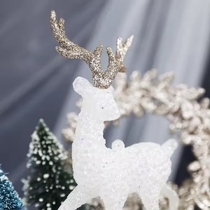 Christmas Theme Home Party Elk Grass Ring <b>Cake</b> Insert Cards <b>Cake</b> <b>Decoration</b> <b>Supplies</b> Tools Merry Christmas <b>Cake</b> Toppers - Product Image 4