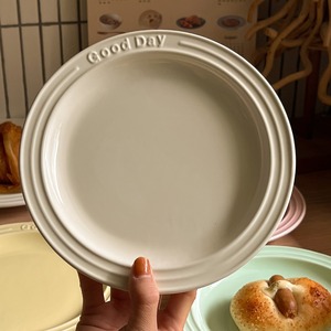Platos con <span class=keywords><strong>Letras</strong></span> en Relieve Estilo Ins, <span class=keywords><strong>de</strong></span> Alta Calidad, Cremosos y Elásticos, Ideales para Comida Occidental, Pasta, Carne, Postres y Pasteles - Product Image 3