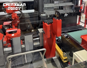 뜨거운 판매 산업용 CNC 여행 로봇 자동 그리퍼 및 도구 교체로 완전 자동화 된 6 축 프레스 브레이크 벤딩 셀 - Product Image 5