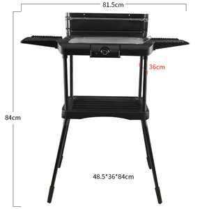 <span class=keywords><strong>BBQ</strong></span> <span class=keywords><strong>elettrico</strong></span> da interno/esterno con parabrezza e termostato 2000W per il mercato ue con CE,EMC,LVD,GS,LFGB - Product Image 5