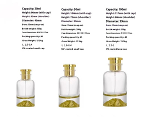 Màu Núi Lửa Dưới Thủy Tinh Nước Hoa Dispenser 30Ml/<span class=keywords><strong>50Ml</strong></span>/100Ml Nhấn Phun Chai Hình Dạng Phẳng Cho Mascara Trần Chai Lưỡi Lê - Product Image 5