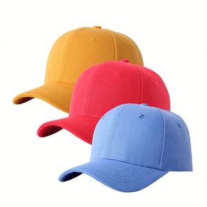Casquettes vierges imprimables personnalisables, casquettes de baseball pour adultes, chapeaux sur mesure, casquettes de travail, casquettes à visière de couleur unie avec broderie - Product Image 1