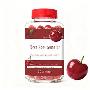 Caramelle Gommose alla Barbabietola, Supporto Naturale per la Circolazione Sanguigna, Integratore Antiossidante - Product Image 1