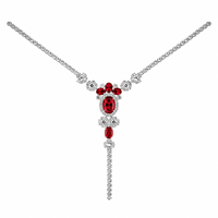 Nouvelle Chaîne de Taille en Strass Patte d'Ours Rubis Style Punk, Chaîne Corporelle Sexy avec Bijoux en Cristal Diamant Plaqué Or pour Boîte de Nuit