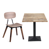 De madera maciza MESA DE por contrato y comercial personalidad restaurar estilo antiguo juego de comedor de mesa de madera