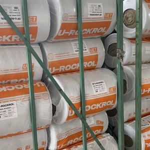 Rollos de Lana Mineral de Aislamiento Térmico Ignífugo ASTM, 80 kg/m3, 50 mm, 100 mm, Manta de Lana de Roca con Revestimiento de Aluminio <span class=keywords><strong>para</strong></span> Techo, Pared y Suelo - Product Image 6