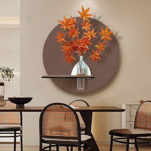 Decorazione della casa 3D decorazione di arte della parete scaffali di piante verdi porcellana di cristallo dipinti appesi <span class=keywords><strong>soggiorno</strong></span> dipinti murali - Product Image 5