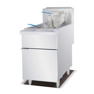 Freidora Industrial de Acero Inoxidable de Tres Tubos Verticales con Tanque Único y Doble Filtro, CMR-3G, 2800W, Multi-Enchufe, para Negocios de Catering - Product Image 5