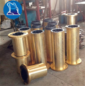 ลูกปืนครีบทองเหลืองสำหรับบูชแบบปรับแต่งได้ยางหล่อลื่นน้ำจากโรงงานจีน - Product Image 5