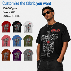 T-shirt surdimensionné personnalisé avec impression frontale foncée pour festival, commandes en gros, directement <span class=keywords><strong>de</strong></span> l'usine - Product Image 3