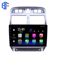 Bingfan BT Support Carplay lecteur DVD Radio pour Peugeot 307 2007-2013 9 pouces haut-parleur voiture
