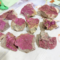 Spécimen de Calcite Cobaltique Naturelle (Cobaltocalcite) – Cristal Minéral Brut du Congo – Pierre de Cobalt pour Collectionneur et Présentation