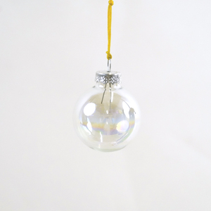 Set di Palline di Natale in Vetro Iridescente Trasparente, Decorazioni Festive Luminose per Alberi di Natale, Casa e Celebrazioni Festive - Product Image 5