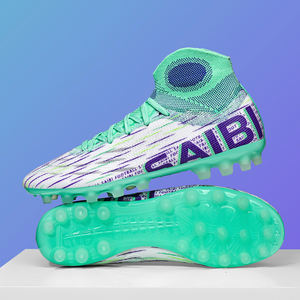 Scarpe da Calcio Unisex Personalizzate con Tacchetti Lunghi FG, Suola Intermedia in TPU, Tomaia in PVC, Resistenti all'Usura e Antiscivolo, <span class=keywords><strong>Super</strong></span> Robuste - Product Image 4