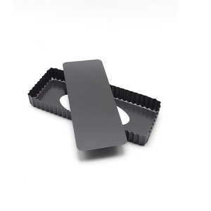 <span class=keywords><strong>Molde</strong></span> de pan tostado de fondo extraíble grande de 14 pulgadas caliente, <span class=keywords><strong>molde</strong></span> de caja de tostadas corrugado negro, <span class=keywords><strong>molde</strong></span> de pastel de acero al carbono <span class=keywords><strong>rectangular</strong></span> - Product Image 5