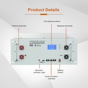Batería de 6000 Ciclos, 48V 51.2V 100AH 200AH 300AH, Celdas de Grado A, 10KWH 15KWH, para Sistemas de Energía Solar Domésticos e Industriales - Product Image 4