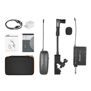 Nuovo Baomic BM12V2 Saxe senza fili microfono Audio <span class=keywords><strong>professionale</strong></span> UHF strumento sistema ricevitore <span class=keywords><strong>sassofono</strong></span>