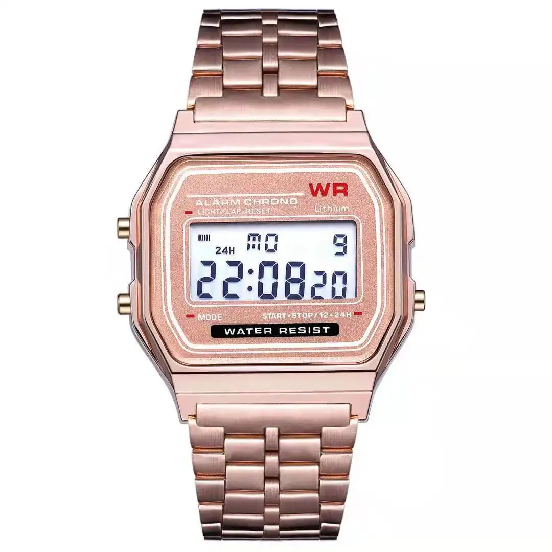 hot selling colorful sports cheap LED digital wrist watch for men big dial watches