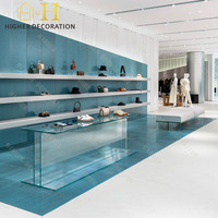 Miroir pour cabine d'essayage de magasin de vêtements, cabine d'essayage de showroom, comptoir d'accueil décoratif, présentoir mural pour boutique éphémère, vitrine de magasin