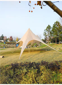 ที่บังแดดสำหรับตั้งแคมป์กลางแจ้งขนาดใหญ่สุดสวยใช้ตั้งแคมป์บังแดดฝนสามยอด Wanchongshan บัวหิมะเปิดหลังคาขนาดใหญ่ - Product Image 6