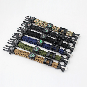 สร้อยข้อมือเชือกพาราคอร์ดกลางแจ้งพร้อมอุปกรณ์ตั้งแคมป์ - Product Image 5