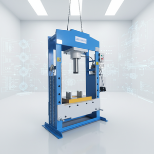 <span class=keywords><strong>Prensa</strong></span> Hidráulica Económica de Cuatro Columnas y Dos Vigas JMDY100/30, Controlada por PLC, 100 Toneladas, para Uso en Plantas de Manufactura y Construcción - Product Image 2