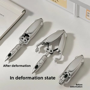 Bolígrafo de deformación de tecnología negra Descompresión Diversión automática Papelería <span class=keywords><strong>Calamar</strong></span> Bizarre Tipo de prensa Bolígrafo - Product Image 3