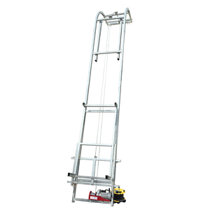 Échelle élévatrice à panneau électrique pliable <span class=keywords><strong>de</strong></span> 4m à 25m avec roues panneau solaire en <span class=keywords><strong>acier</strong></span> et élingue <span class=keywords><strong>de</strong></span> <span class=keywords><strong>levage</strong></span> 220v état neuf - Product Image 1