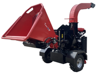 Broyeur de bois autopropulsé à chenilles essence/diesel PT1, capacité 3T/h, 7500W