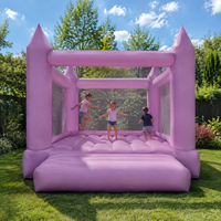 Tissu PVC tissé 500D 18x18 imperméable violet de qualité supérieure pour Air Dancer, idéal pour les événements haut de gamme