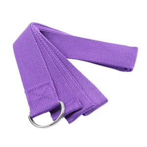 Cintas Elásticas de Yoga <span class=keywords><strong>AQF</strong></span> Strange para Estiramiento, con Patrón Sólido, Banda Elástica para Fisicoculturismo, Anillo Ajustable, 100% Algodón, Tamaños 1.8M - Product Image 4
